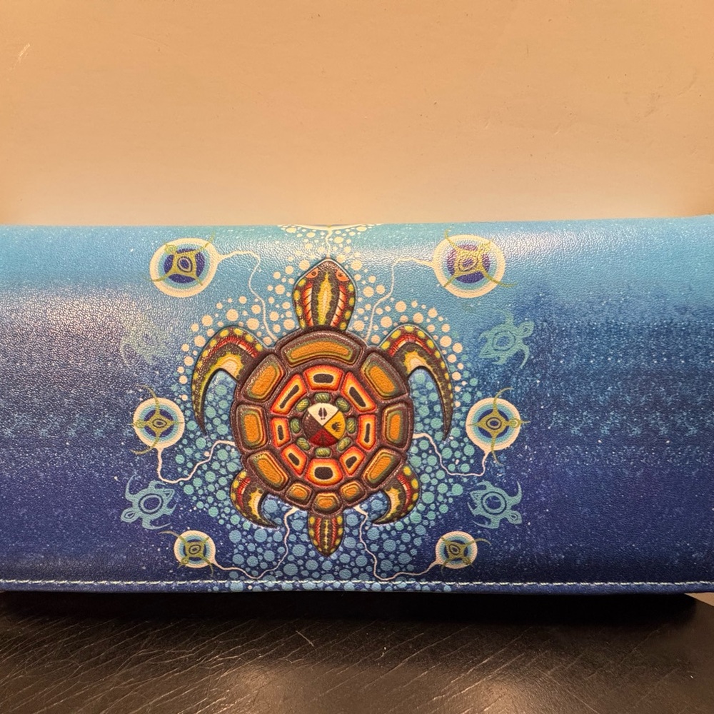 BRAND NEW- tags included never used the "Medicine Turtle" wallet